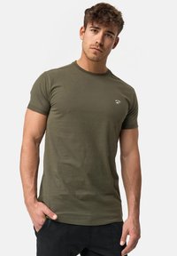 INDICODE JEANS - KLOGE - T-shirt basic - army Miniatuurafbeelding 1