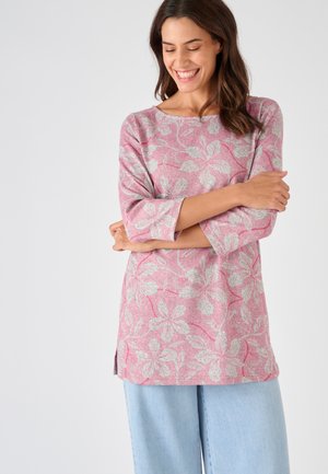 CHAUDE IMPRIMÉE - Strickpullover - rose fleuri