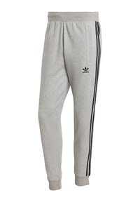 Tracksuit bottoms - medium grey heather   black