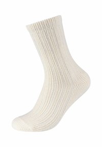 s.Oliver 4 PACK - Strømper - offwhite melange