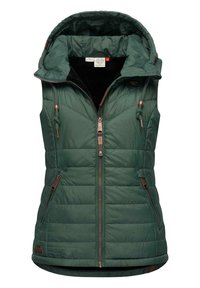 Ragwear - LUCINDA - Weste - dark green Thumbnail-Bild 1