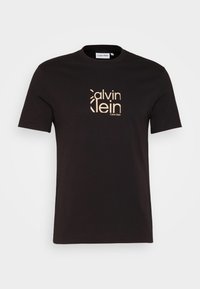 Calvin Klein Triko s potiskem - black