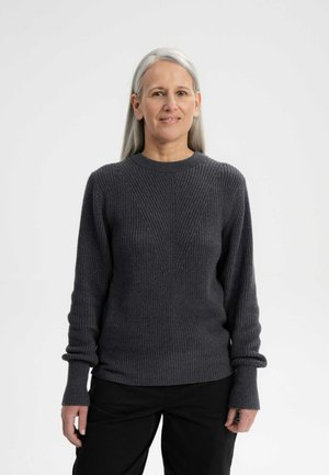 GAURI - Strickpullover - anthrazit melange