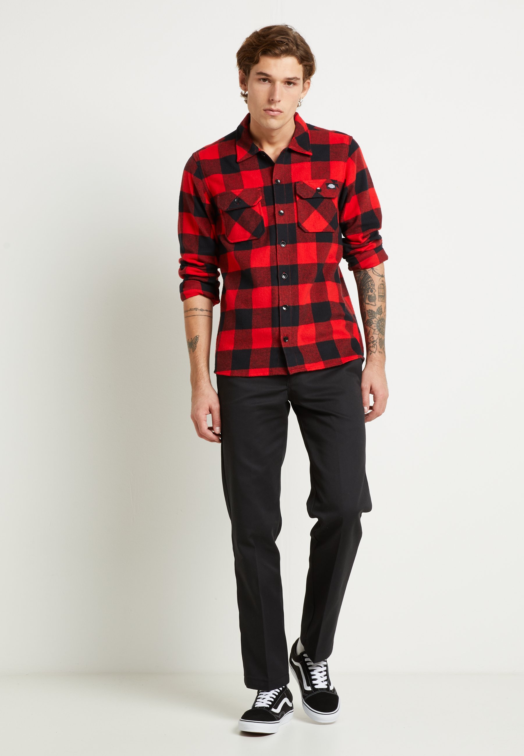 Dickies SACRAMENTO Skjorte red Zalando.no Dickies Sacramento Skjorte Red