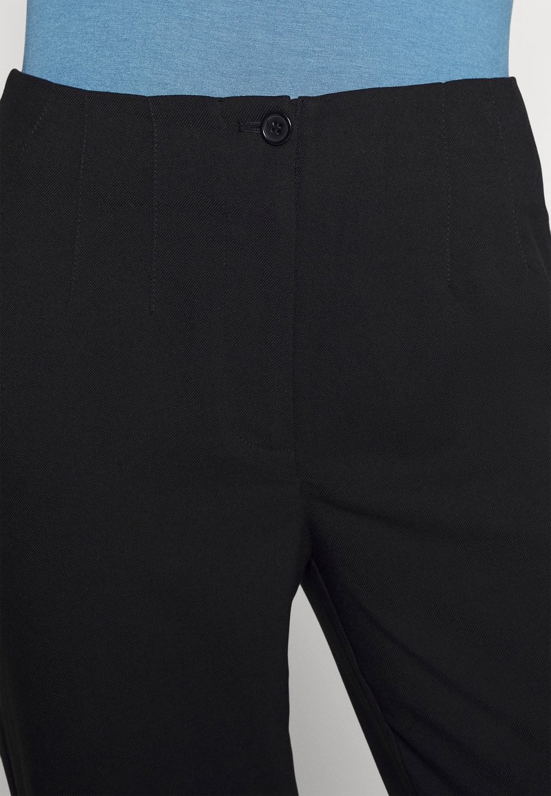 Pantalon D'Affaires NAF NAF Noir Taille 38 - Coupe Étroite Et Plissée - Très Bon état