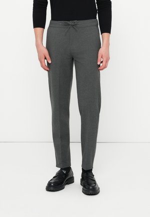 PANTS - Nohavice - darkgrey melange