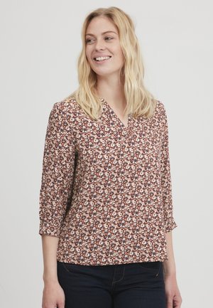 FRBAFLOW 4 BLOUSE - Tuniek - rosa flower mix