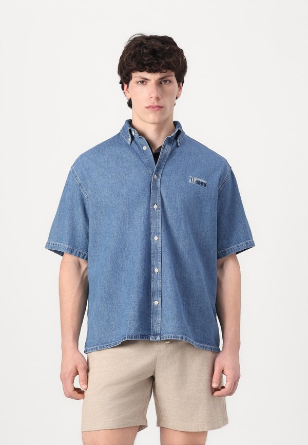 BIG SHIRT LOGO - Shirt - medium wash