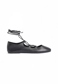 Ballerinaskor med skaft - black
