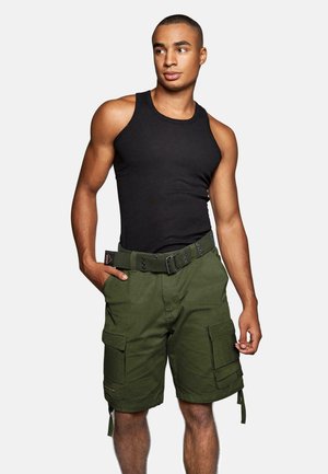 normani Outdoor Sports SOMMER ATACAMA MIT GÜRTEL WADI - Shorts - oliv