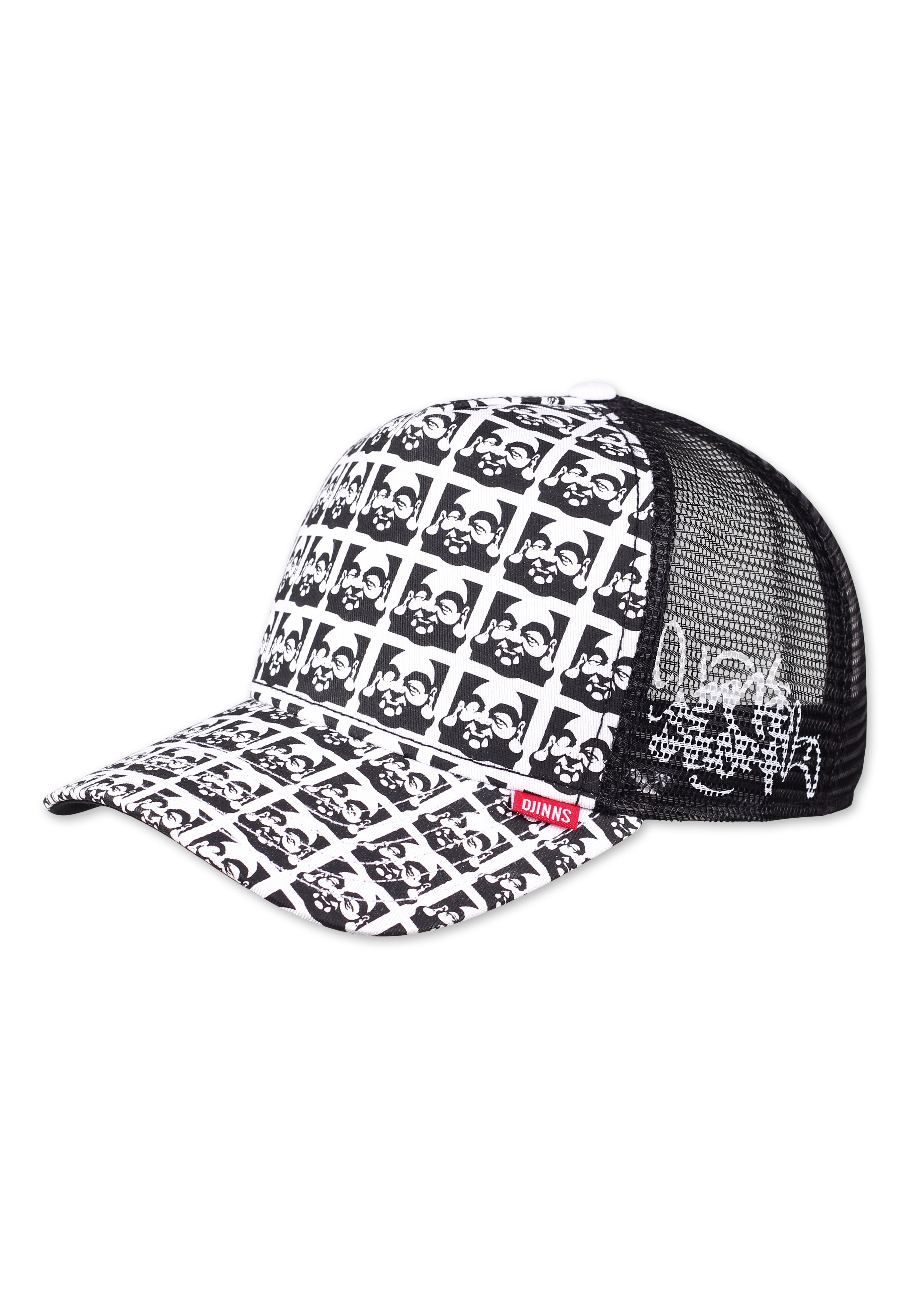 Djinn's TRUCKER - Cap - black/white 