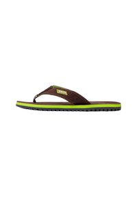 BECO the world of aquasports BEACTIVE V-STRAP - Teensandalen - dunkelbraun grün