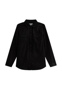 New Look LONG SLEEVE LIGHTWEIGHT DENIM - Blusa - black