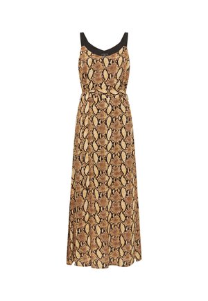 faina, Maxi dress - beige schlange