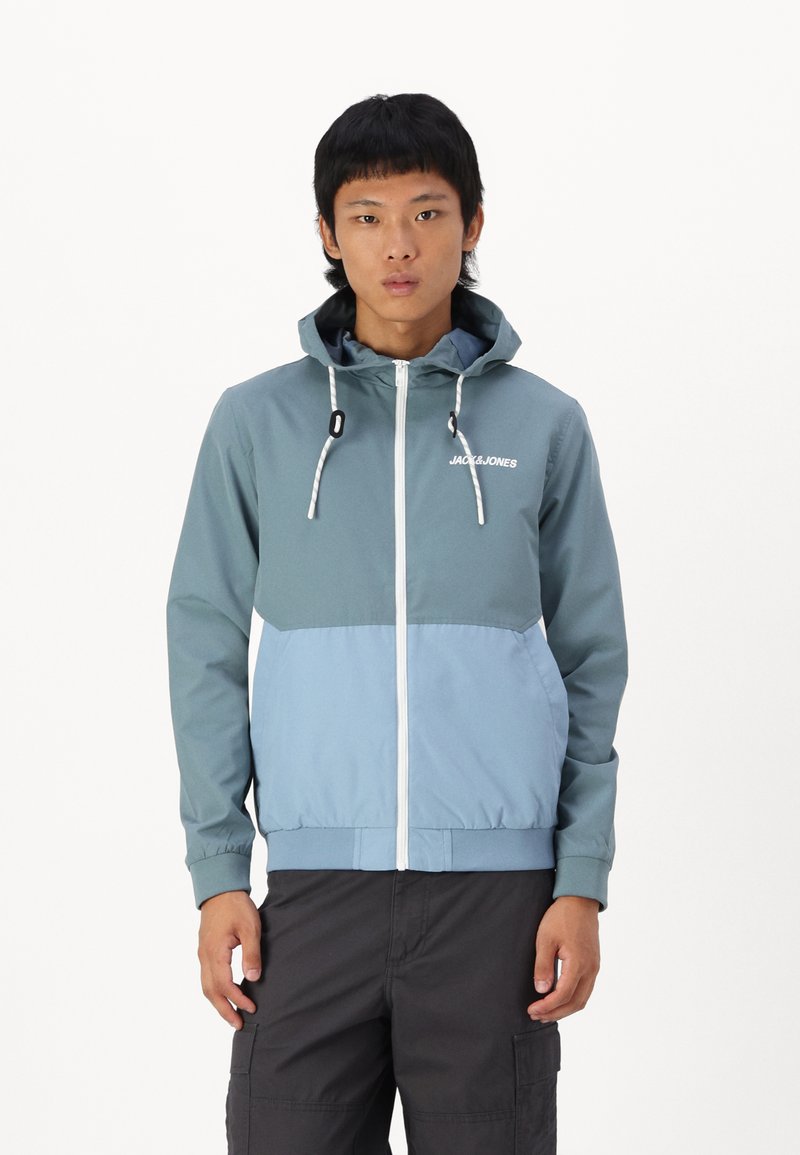 Jack & Jones JJERUSH HOOD - Bluză de trening - blau