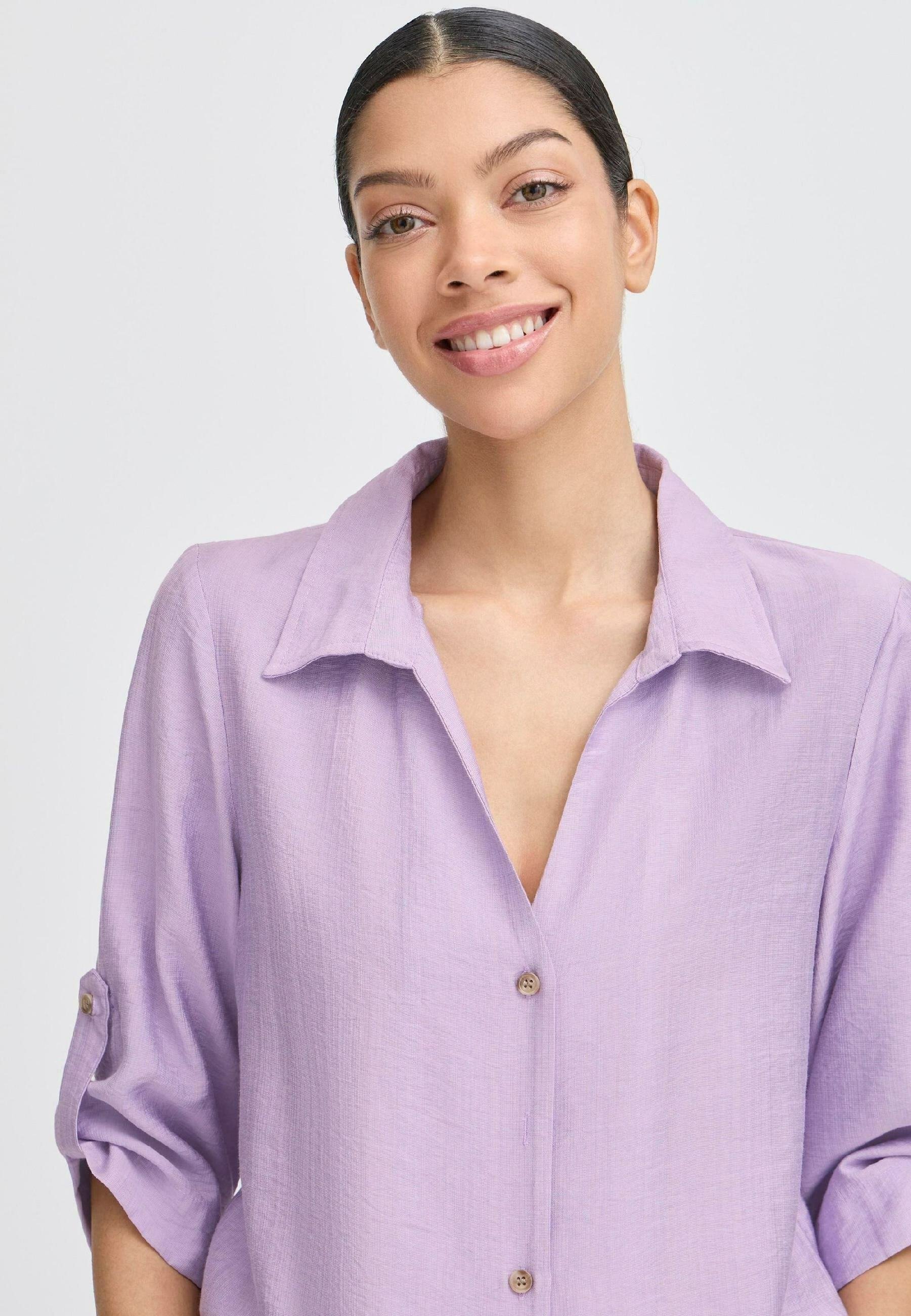 売れ筋商品|||ビーヤング シャツ レディース トップス BYJOANNIE - Button-down blouse - purple rose b.young BYJOANNIE - Button-down blouse - purple rose/purple