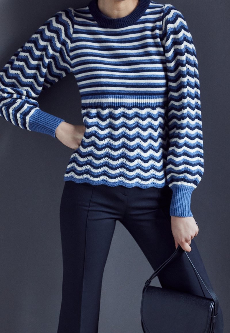 See by Chloé Stickad tröja - mottled blue