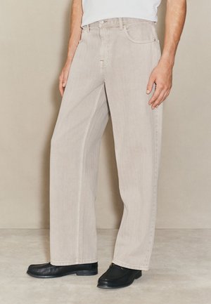 Next EDIT TEXTURED - Baggy Jeans - stone