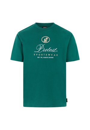 Protest, TBIKI - Print T-shirt - dark teal