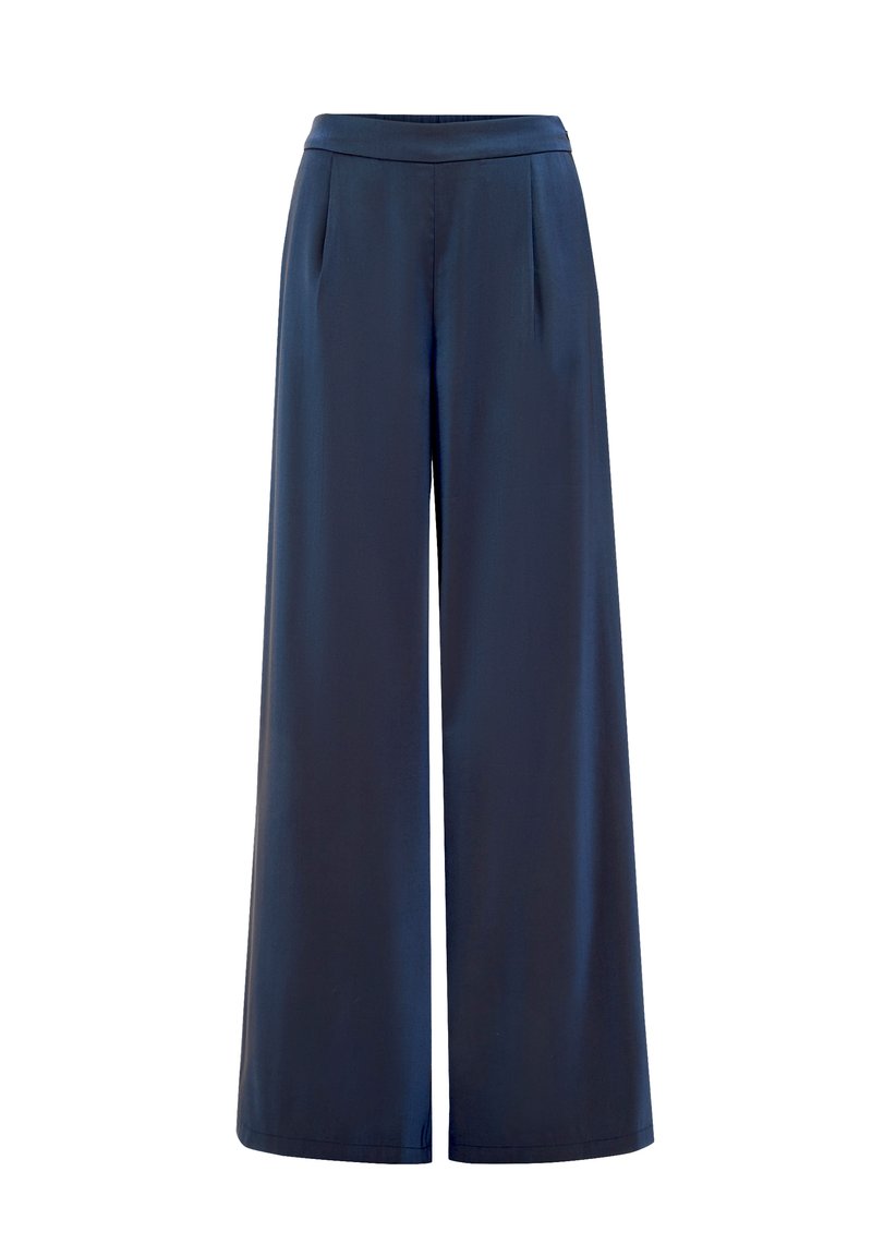 WE Fashion Broek donkerblauw