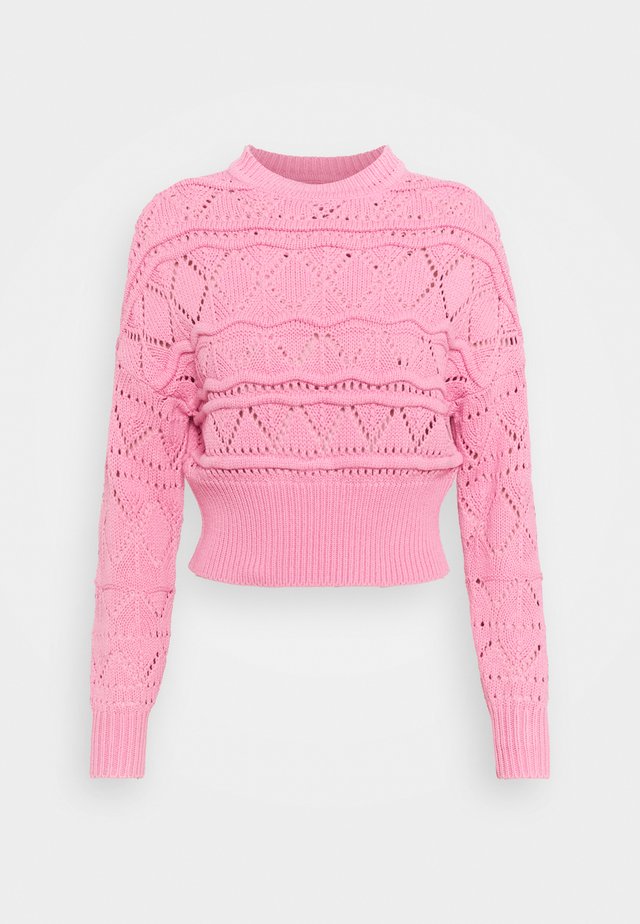 VINOVALA CREW NECK - Trui - wild rose