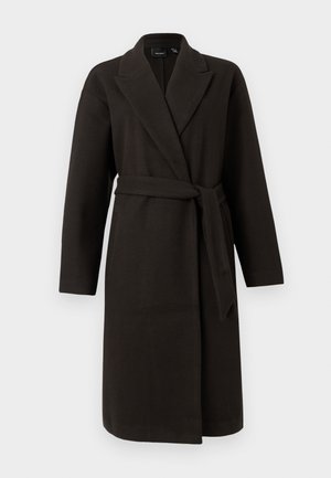 Vero Moda VMFORTUNE LONG JACKET  - Klasični plašč - chocolate torte