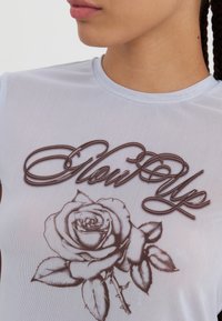 Even&Odd Marškinėliai su spaudiniu - light blue