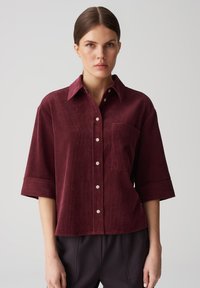 OPUS REGULAR FIT 3/4 SLEEVE - Overhemdblouse - cassis
