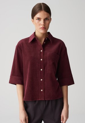 OPUS REGULAR FIT 3/4 SLEEVE - Camicia - cassis