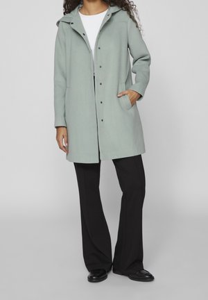 Manteau court - mottled green