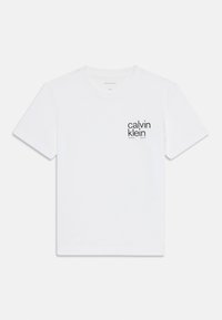 Calvin Klein Jeans SMALL GRAPHIC UNISEX - T-shirt imprimé - bright white