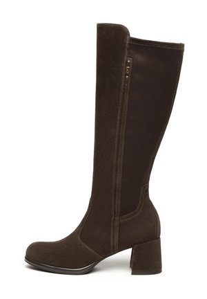 ALMA - Stivali con plateau - dark brown