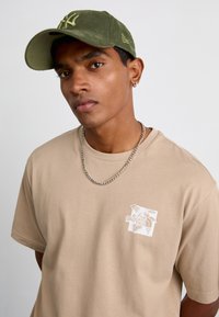 The North Face CONNECT RELAXED TEE GRAPHIC - Majica kratkih rukava s printom - mushroom grey