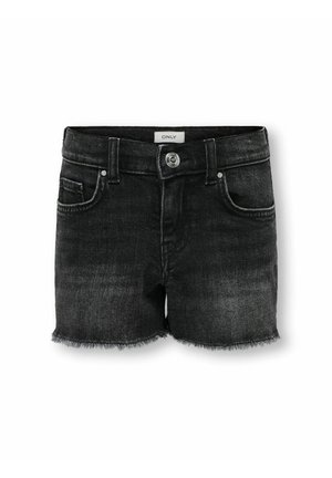 DETAILREICHE - Short en jean - washed black