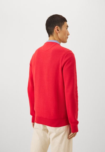 Polo Ralph Lauren KNIT COTTON CREWNECK SWEATER - Pulover - post red