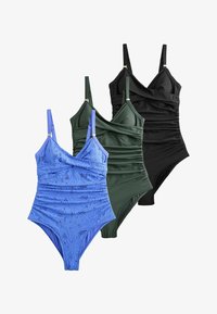 Unausgewählt, blue broderie khaki green black