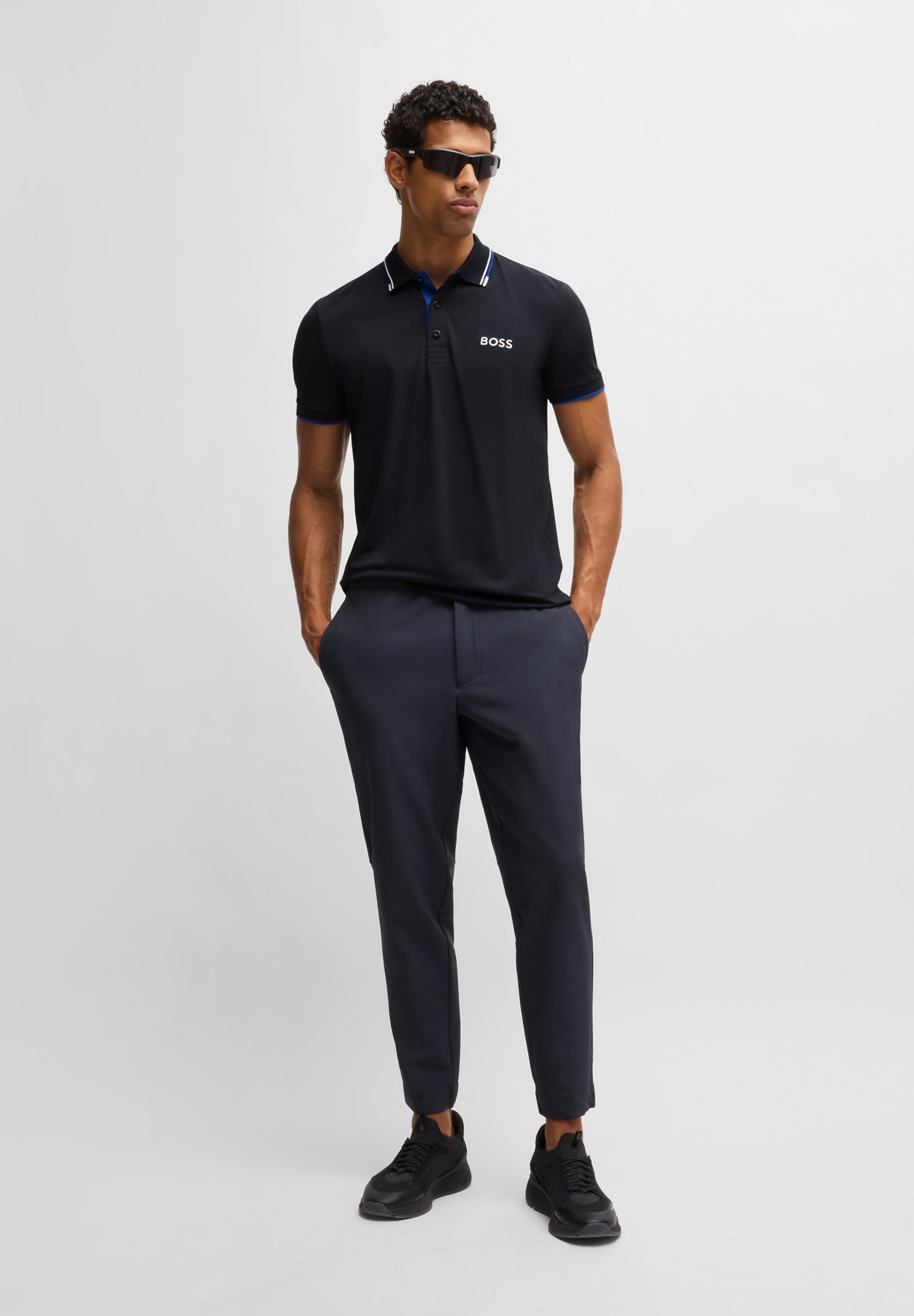 Hugo BOSS Paddy Pro ネイビー ポロシャツ 61VtQMYBPSL._AC_SY350_QL65_.jpg