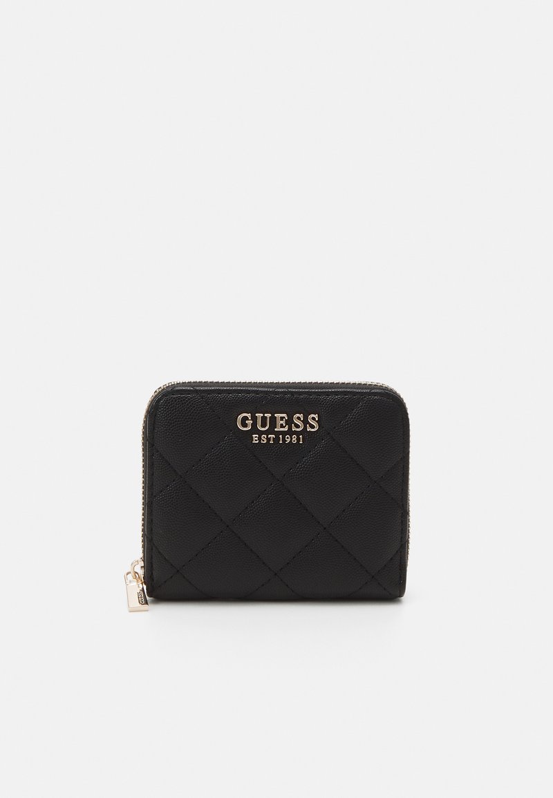 Guess CARLY SMALL ZIP AROUND - Pénztárca - black