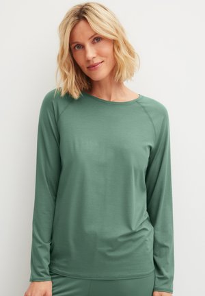 LANGARM - Pyjamashirt - laurel green