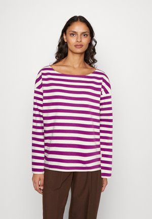 LONG SLEEVE ROUND NECK - Top s dlouhým rukávem - multi/purple berry
