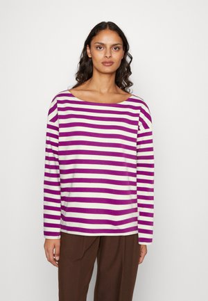 LONG SLEEVE ROUND NECK - T-shirt à manches longues - multi/purple berry