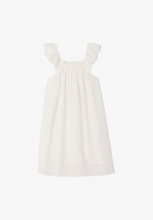 Vertbaudet, VERTBAUDET FESTLICHES KLEID MIT STICKEREI, A-LINIE MÄDCHEN - Day dress - weiß