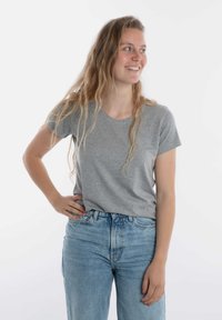Knit Factory T-shirt basic - light grey