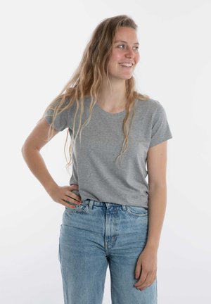 Knit Factory T-Shirt basic - light grey