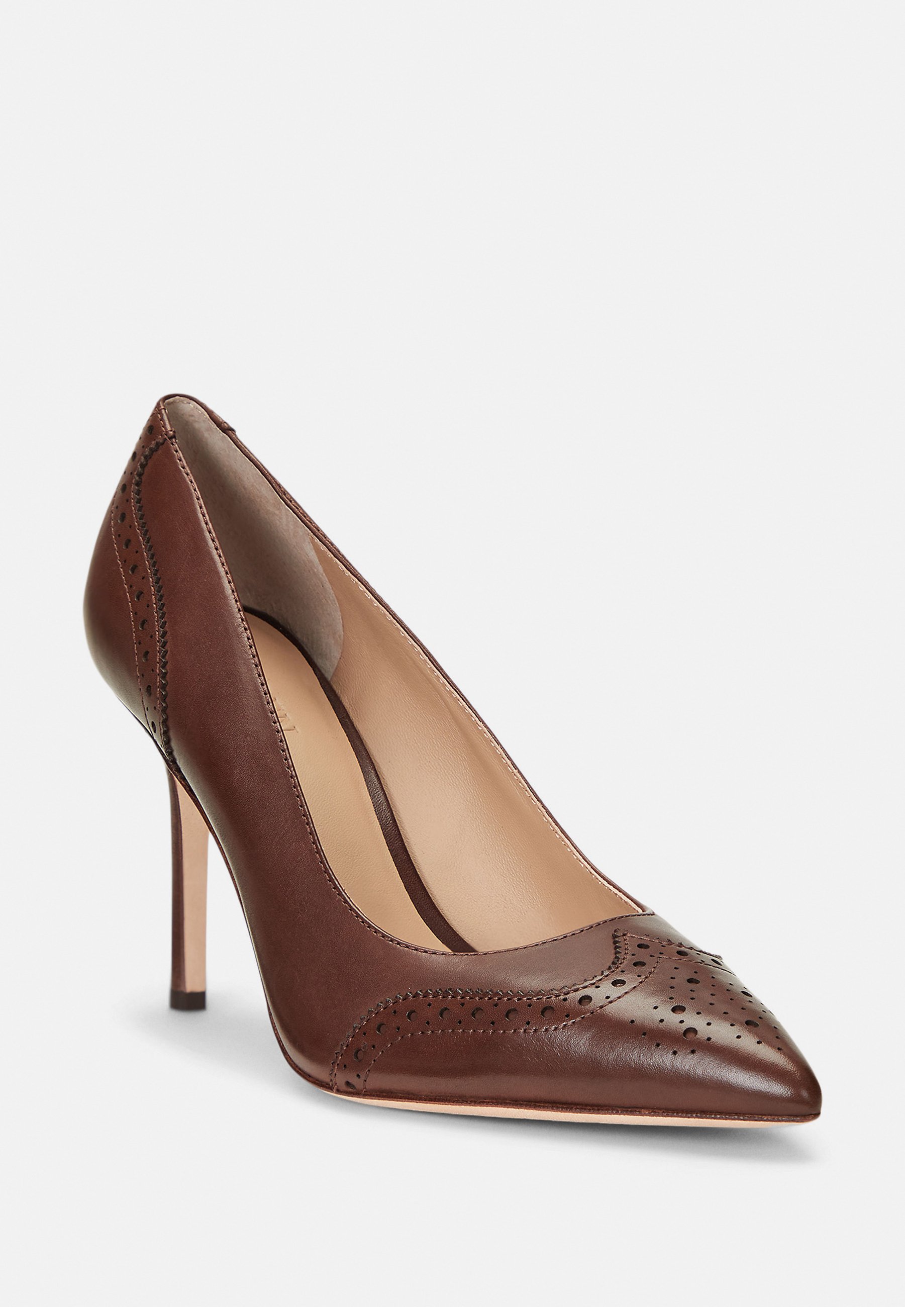 Lauren Ralph Lauren LYNDEN BURNISHED LEATHER PUMP - Classic heels