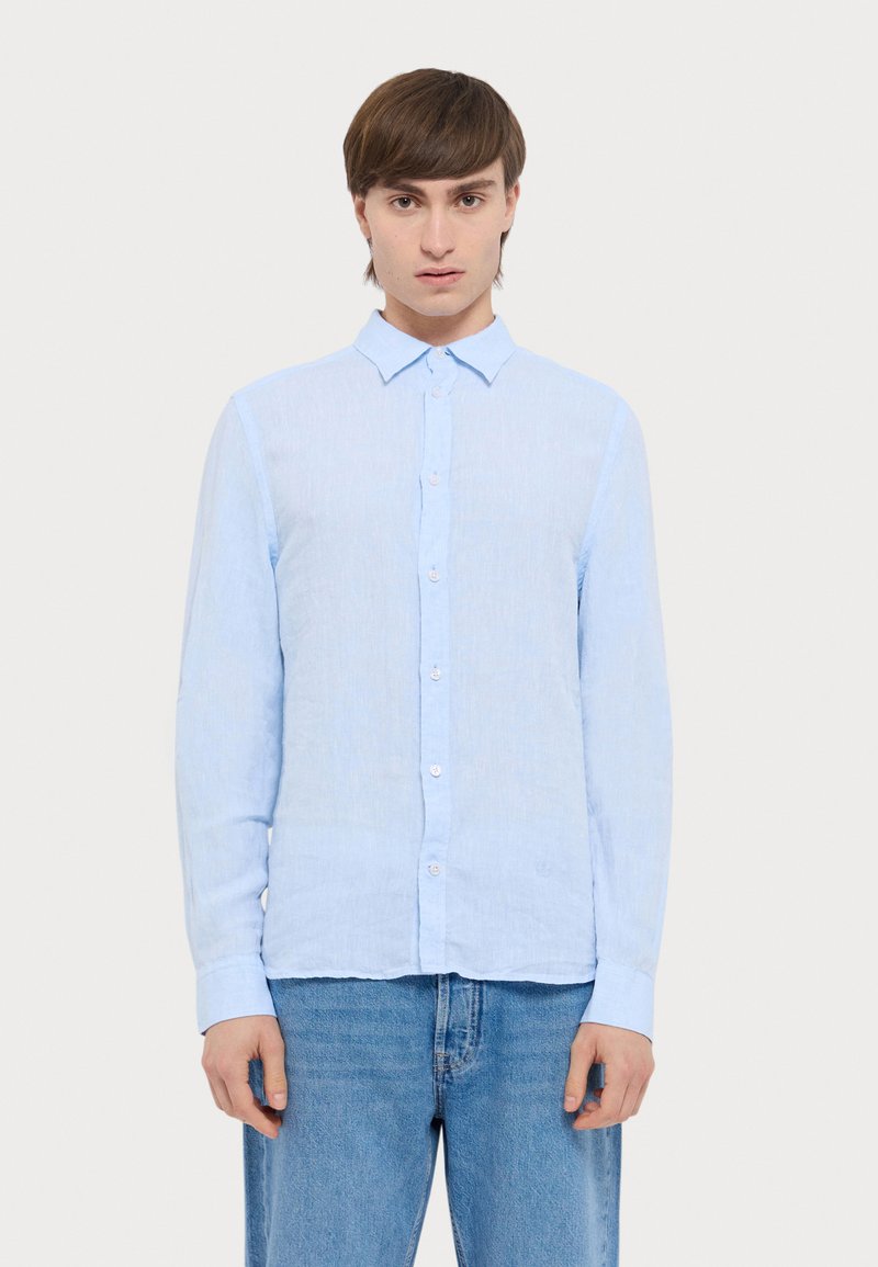J.LINDEBERG SLIM MELANGE - Ing - chambray blue