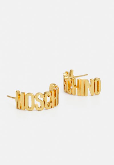 MOSCHINO LETTERINGEARRING - Ohrringe - gold-coloured