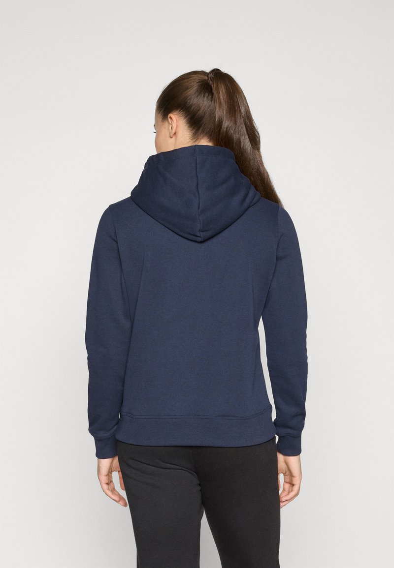 Champion BASICS HOODIE LARGE LOGO - Mikina s kapucí - navy