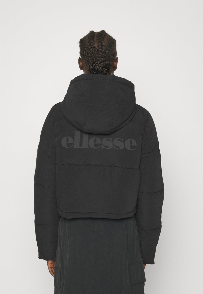 Sweat à Capuche Femme Ellesse Noir – Taille UK 8 (petit) – Coton – Occasion