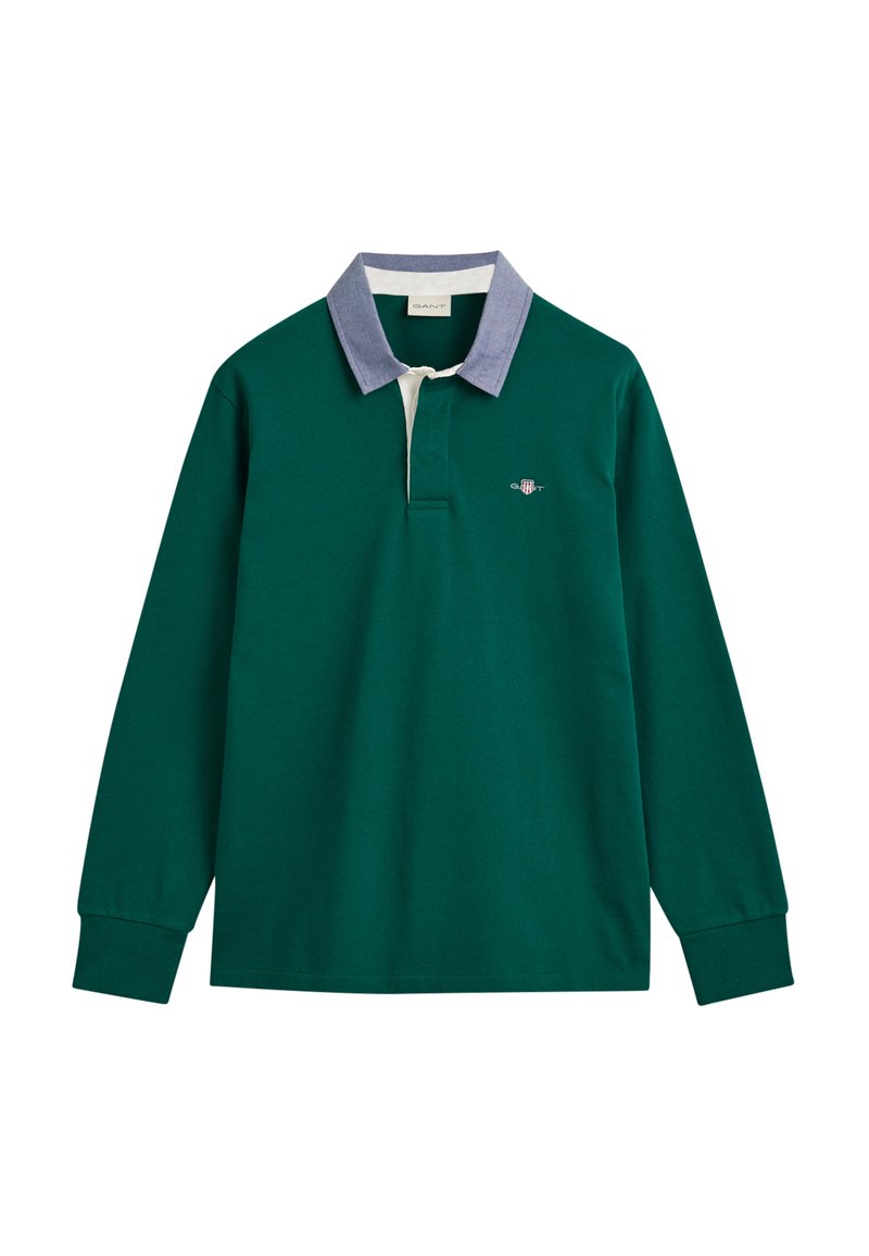 GANT RUGGER - Long sleeved top - deep forest green/green - Zalando